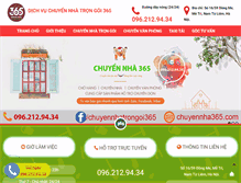 Tablet Screenshot of chuyennha365.com